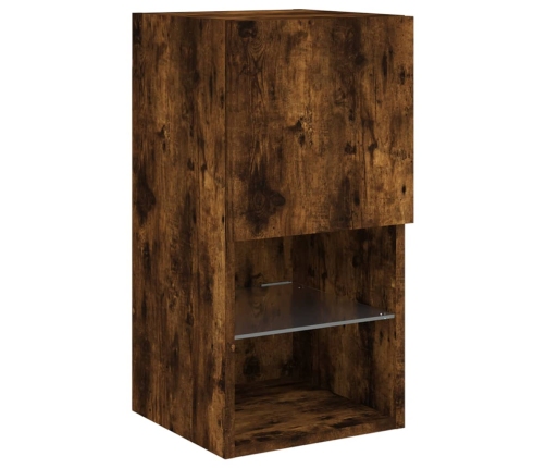 vidaXL TV sienas skapīši ar LED, 4 gab., ozolkoka krāsa