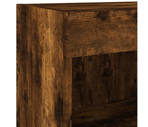 vidaXL TV sienas skapīši ar LED, 4 gab., ozolkoka krāsa