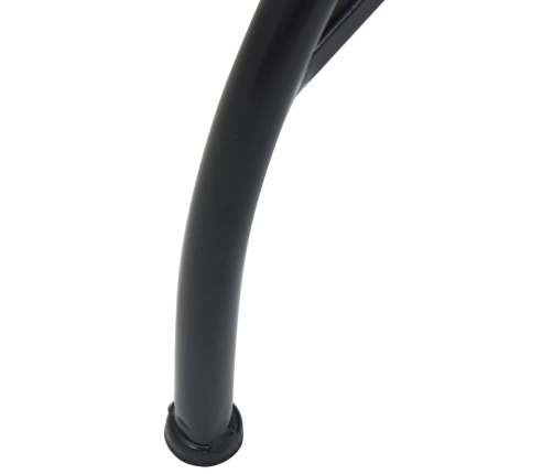 vidaXL mozaīkas bistro galds, Ø50x70 cm, sarkanbrūna keramika