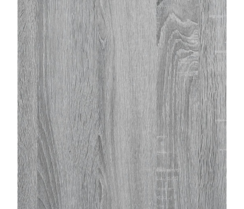 vidaXL virtuves plaukts, pelēks, 90x40x84cm, inženierijas koks, metāls