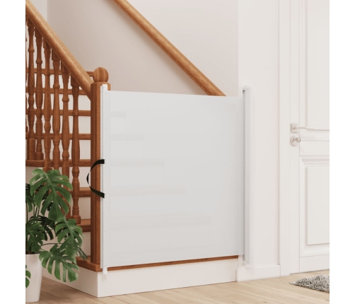 Izvelkami Bērnu Drošības Vārti Balti, 82,5X125 Cm Vidaxl