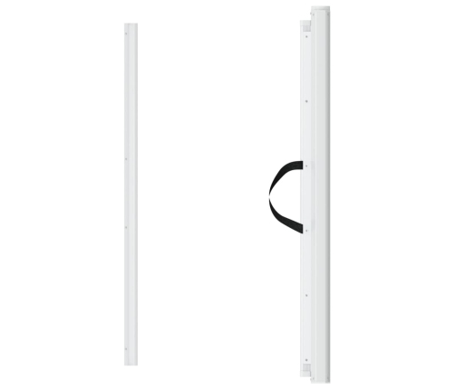 Izvelkami Bērnu Drošības Vārti Balti, 82,5X125 Cm Vidaxl