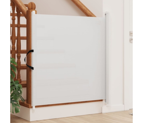 Izvelkami Bērnu Drošības Vārti Balti, 82,5X125 Cm Vidaxl