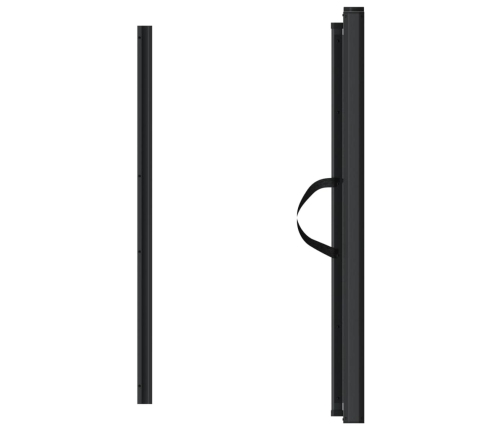 Izvelkami Bērnu Drošības Vārti Melni, 82,5X125 Cm Vidaxl