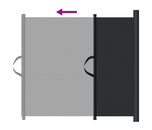 Izvelkami Bērnu Drošības Vārti Melni, 82,5X125 Cm Vidaxl