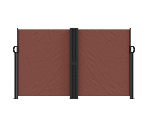vidaXL izvelkams sānu aizslietnis, brūns, 140x1000 cm