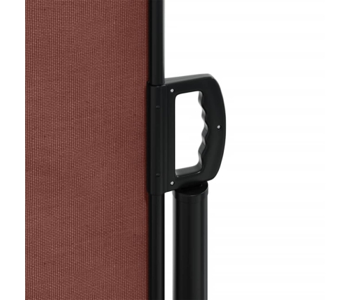 vidaXL izvelkams sānu aizslietnis, brūns, 140x1000 cm