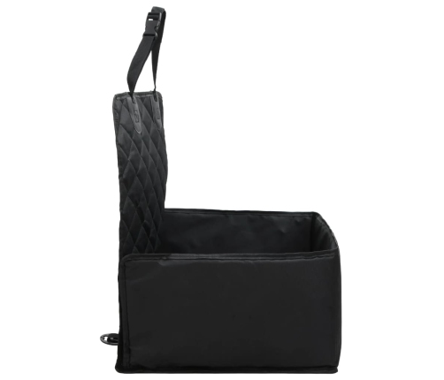 vidaXL suņu autokrēsliņš, melns, 45x45x25/55 cm