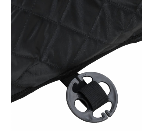 vidaXL suņu autokrēsliņš, melns, 45x45x25/55 cm