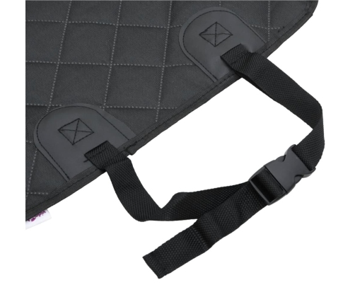 vidaXL suņu autokrēsliņš, melns, 45x45x25/55 cm