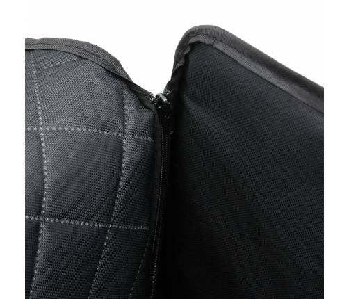 vidaXL suņu autokrēsliņš, melns, 45x45x25/55 cm