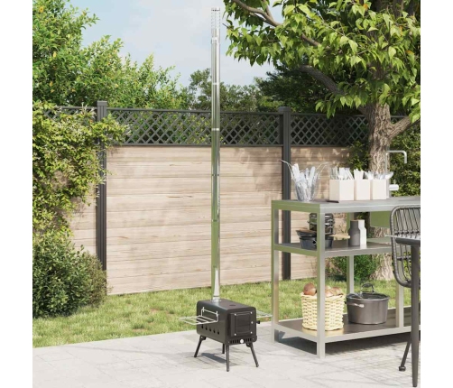 Telts Malkas Krāsns, Ar Skursteni Un Salokāmām Kājām, Tērauds Vidaxl