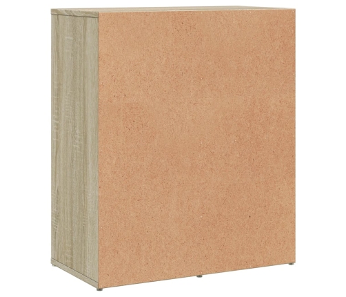 vidaXL kumode, ozolkoka krāsa, 60x31x70 cm, inženierijas koks