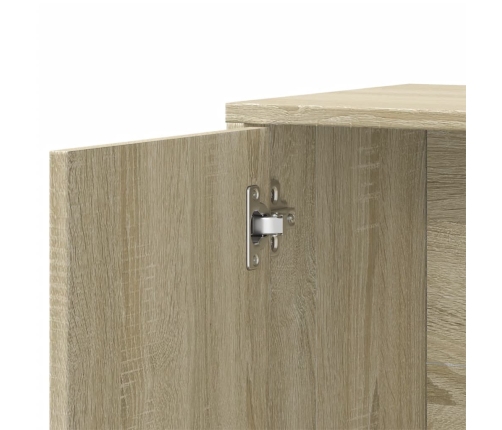 vidaXL kumode, ozolkoka krāsa, 60x31x70 cm, inženierijas koks