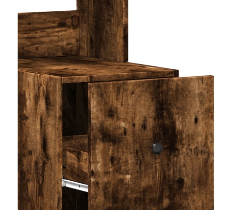 Virtuves Skapītis, Ozola, 35X50X180 Cm, Inženierijas Koks Vidaxl