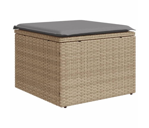 11-Daļīgs Dārza Dīvāna Komplekts Ar Matračiem,Pe Rotangpalma Vidaxl