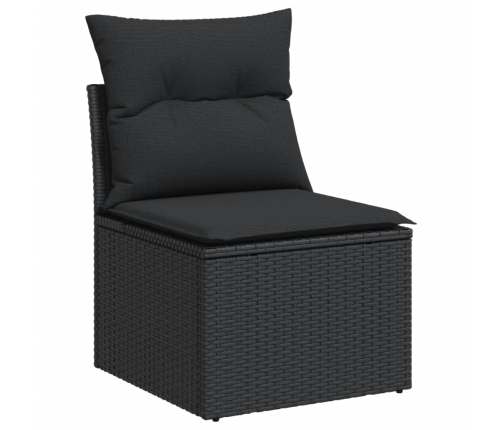 vidaXL 13-daļīgs dārza dīvāna komplekts ar matračiem, PE rotangpalma