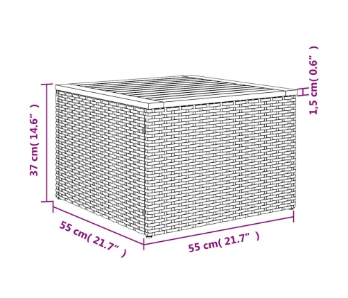 11-Daļīgs Dārza Dīvāna Komplekts Ar Matračiem, Pelēks Pe Pinums Vidaxl
