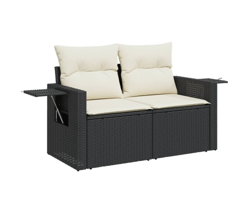 vidaXL 13-daļīgs dārza dīvāna komplekts ar matračiem, PE rotangpalma