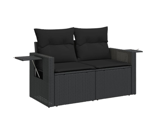 vidaXL 13-daļīgs dārza dīvāna komplekts ar matračiem, PE rotangpalma