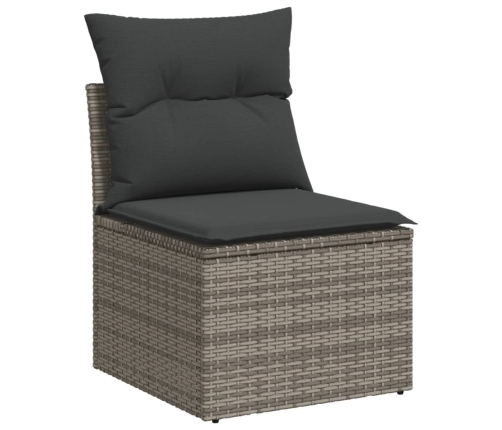 11-Daļīgs Dārza Dīvāna Komplekts, Matrači, Bēša Pe Rotangpalma Vidaxl