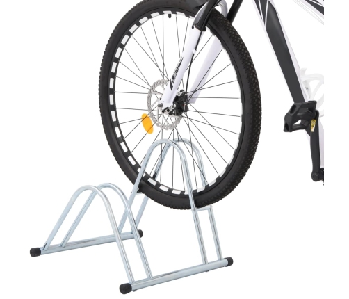 vidaXL velosipēdu statīvs, 2 velosipēdiem, cinkots tērauds