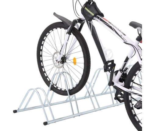 vidaXL velosipēdu statīvs, 6 velosipēdiem, cinkots tērauds