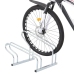 vidaXL velosipēdu statīvs, 2 velosipēdiem, cinkots tērauds