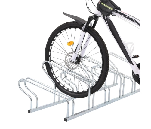 Velosipēdu Statīvs, 6 Velosipēdiem, Cinkots Tērauds Vidaxl