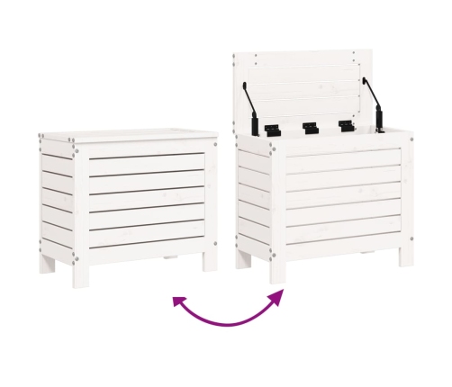 11-Daļīgs Dārza Dīvānu Komplekts, Priedes Masīvkoks, Balts Vidaxl