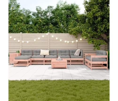 10-Daļīgs Dārza Dīvānu Komplekts, Egles Masīvkoks Vidaxl