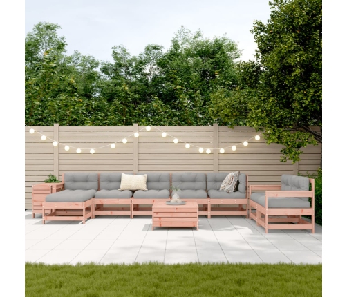 10-Daļīgs Dārza Dīvānu Komplekts, Egles Masīvkoks Vidaxl