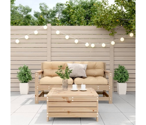 vidaXL 3-daļīgs dārza atpūtas mēbeļu komplekts ar matračiem, priede