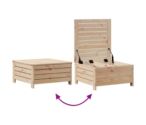 vidaXL 3-daļīgs dārza atpūtas mēbeļu komplekts ar matračiem, priede