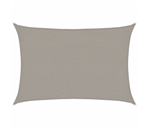 vidaXL saulessargs, 160 g/m², taisnstūra, gaiši pelēks, 2x3 m, HDPE