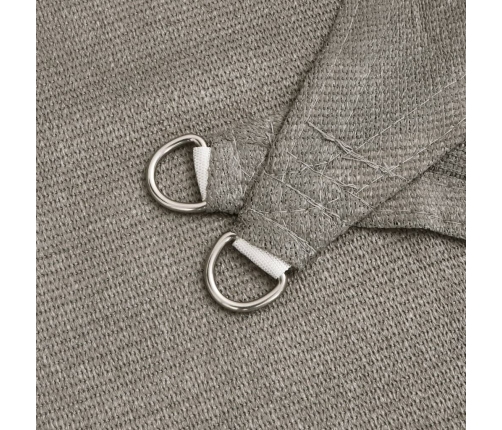 vidaXL saulessargs, 160 g/m², taisnstūra, gaiši pelēks, 5x8 m, HDPE