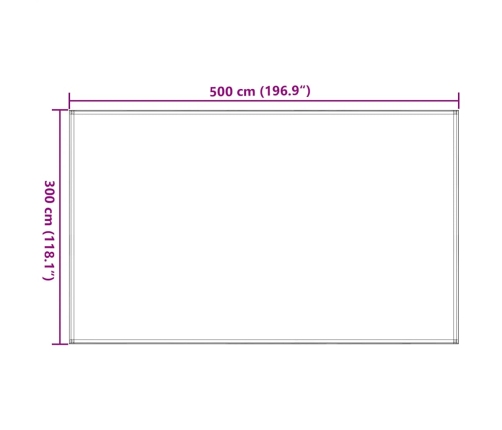 Telts Paklājs, 300X500 Cm, Gaiši Zaļš, Hdpe Vidaxl