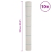 Weed Membrane White 1X10 M Pp Vidaxl