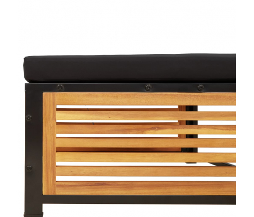 10-Daļīgs Dārza Atpūtas Mēbeļu Komplekts Ar Matračiem, Akācija Vidaxl