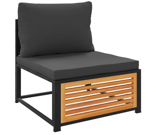 10-Daļīgs Dārza Atpūtas Mēbeļu Komplekts Ar Matračiem, Akācija Vidaxl