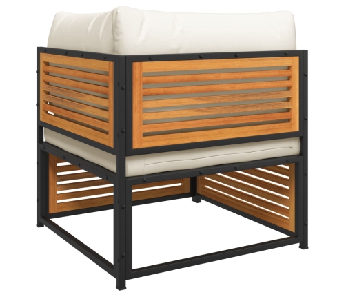 11-Daļīgs Dārza Dīvānu Komplekts Ar Matračiem, Akācija Vidaxl