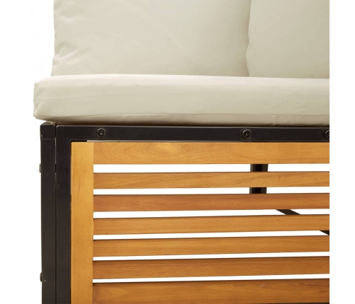 vidaXL 12-daļīgs dārza dīvānu komplekts ar matračiem, akācija