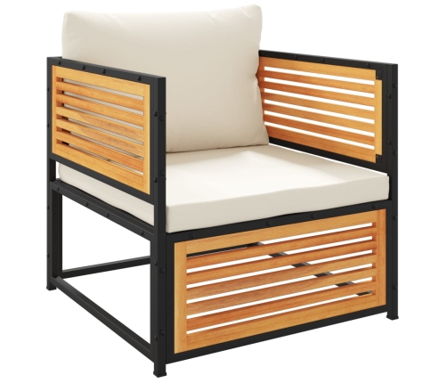 vidaXL 12-daļīgs dārza dīvānu komplekts ar matračiem, akācija