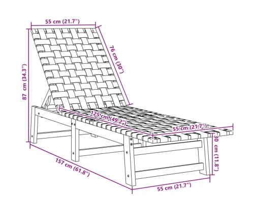 Sauļošanās Zviļņi, 2 Gb., Sarkani, Akācijas Masīvkoks Un Audums Vidaxl