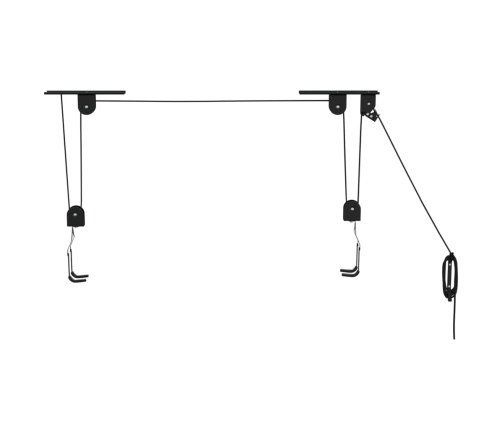 vidaXL velosipēdu pacēlāji ar griestu stiprinājumu, 2 gab., 20 kg