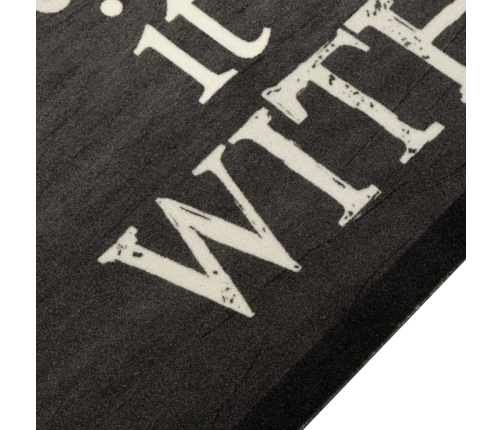 vidaXL virtuves paklājs, mazgājams, krūzes dizains, 60x180 cm, samts