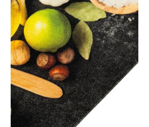 vidaXL virtuves paklājs, mazgājams, garšvielu apdruka, 60x300 cm