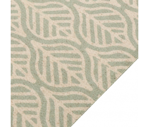 Virtuves Paklājs, Mazgājams, Lapu Apdruka, 60X300 Cm, Samts Vidaxl