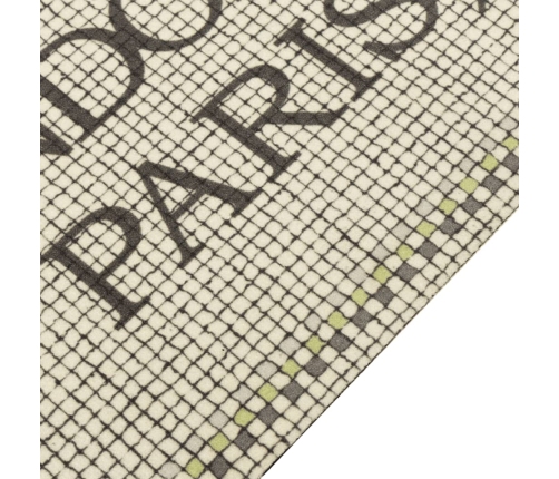 vidaXL virtuves paklājs, mazgājams, pilsētas, 60x300 cm, samts