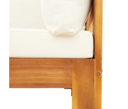 10-Daļīgs Dārza Atpūtas Mēbeļu Komplekts Ar Matračiem, Akācija Vidaxl